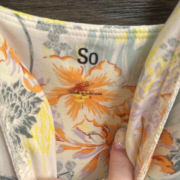 Flower printed mini-dress - Picture 3 of 3